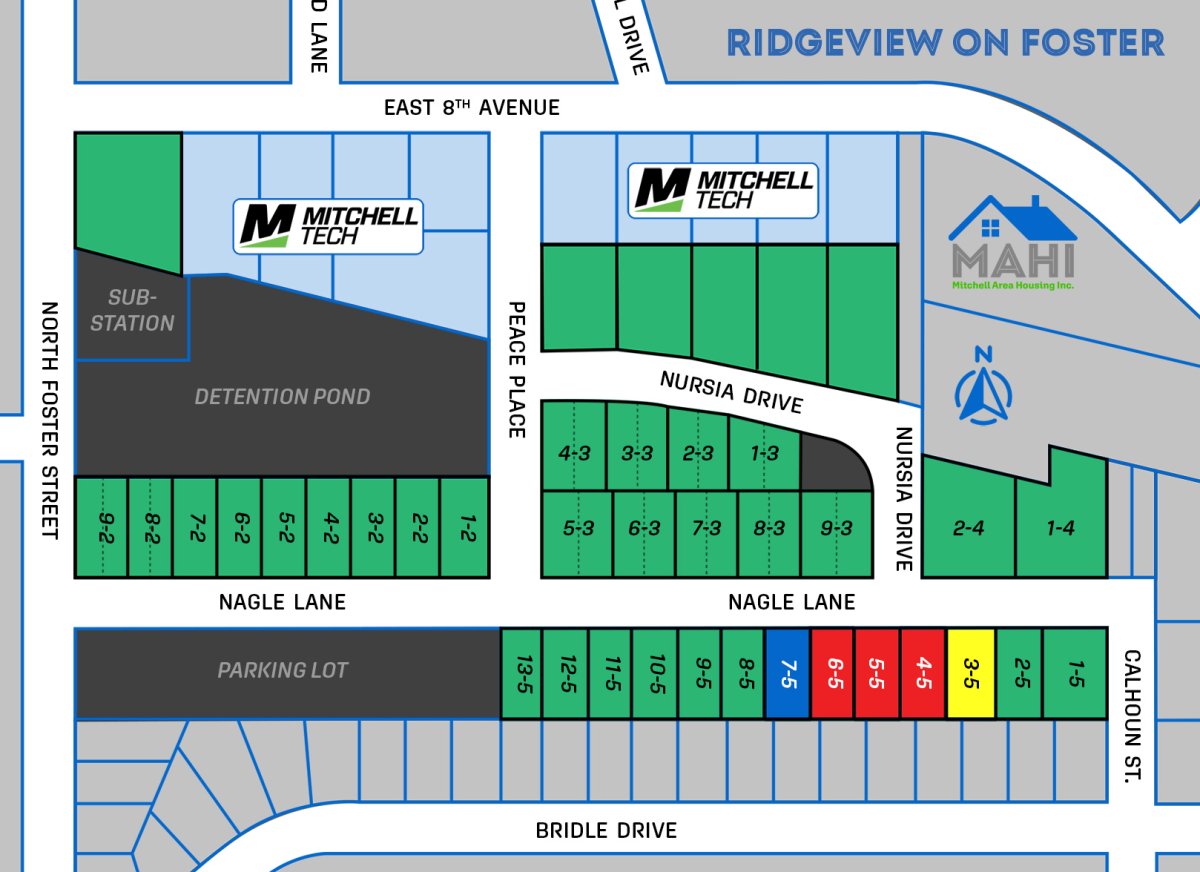 MAHI's Ridgeview on Foster Development Map MAHI's Ridgeview on Foster Development Map